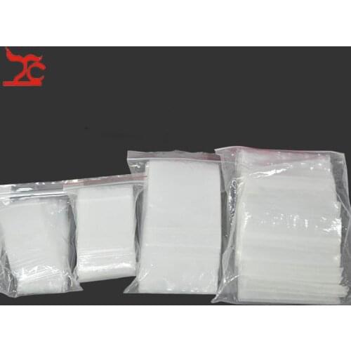 100Pcs Thick Mini Zip Lock Transparent Plastic Bag Ziplock Zip Zipped Lock Reclosable Poly Bag Coin Jewelry Packaging Bag 0.12mm
