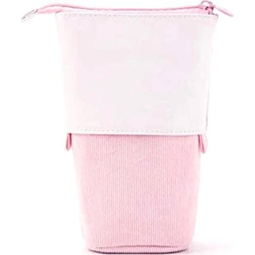 ANGOO Pencil Case, Vertical Transformer Bag Storage Bag, Pencil Case, Retractable Drop Down Pen Holder Student