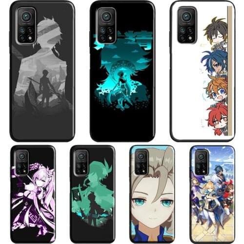 Genshin Impact For Xiaomi Mi 11 Ultra Note 10 Lite Mi 9T 10T Pro A3 Coque For POCO X3 Pro M3 F1 F3 Case