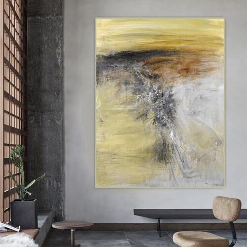 Citon Zao Wou-Ki《Untitled (1963)》Canvas Art Oil Painting Abstract Artwork Poster Picture Backdrop Wall Decor Home Decoration