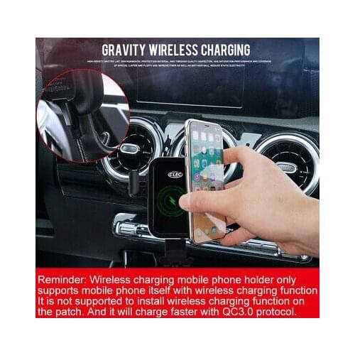 Air Vent Mount Gravity Wireless Charging Phone Holder for A5 8T 2008 - 2017