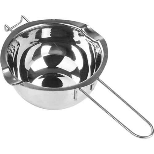 Long Handle Wax Melting Stainless Steel Pot DIY Scented Candle Soap Chocolate Butter Handmade Soap Tool Non-stick Easy Cleaning