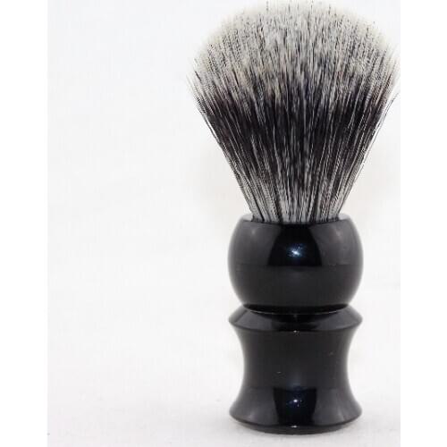 FS-#SYF20-PL18 , 20MM Synthetic Fiber Shaving Brush Faux Ebony Handle+FREE SHIPPING
