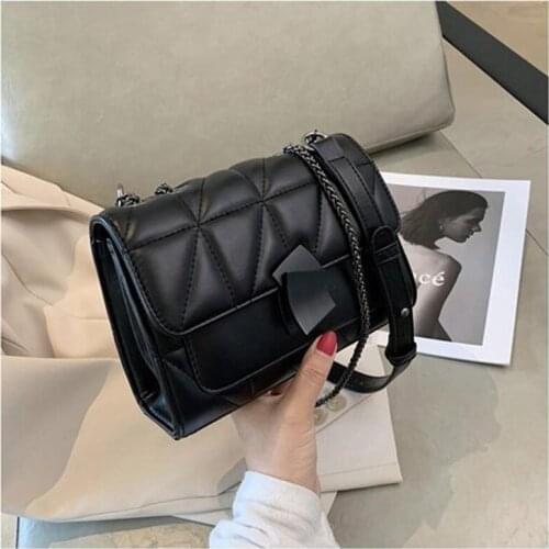 Mini PU Leather Crossbody Bags For Women 2020 Elegant Lady Shoulder Handbags Female Travel Fashion Cross Body Chain Bag