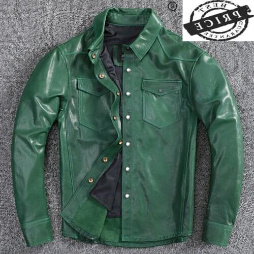 100% Winter Autumn Real Sheepskin Coat Male Jacket Men Clothing 2021 Casual Natural Genuine Leather Mens Jackets LW53a0