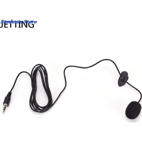 Practical Mini 3.5mm Plug Jack Microphone Lavalier Tie Clip Microphone Mic For Speaking Speech Lectures 1.5m