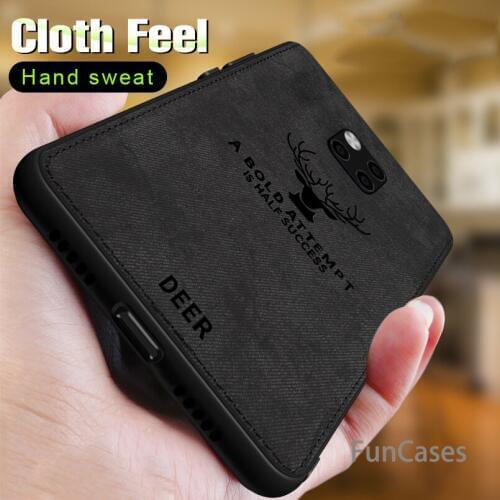 Luxury Cloth Shockproof Case For Huawei Mate 20 Pro Honor 10 8 9 Lite Full Cover For Huawei Honor 8X Max Soft Silicone TPU Case