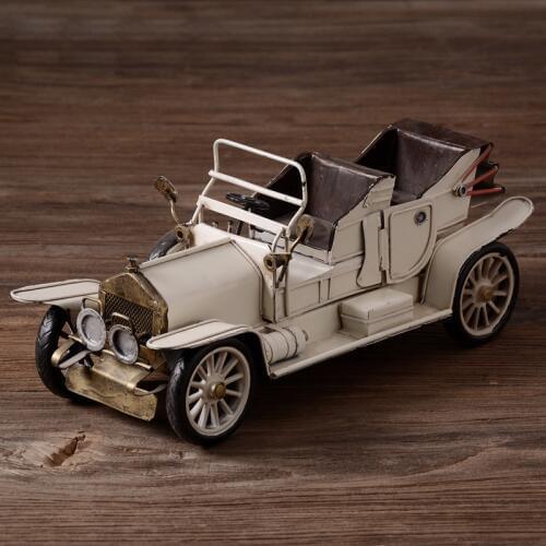 Vintage car model retro iron art automobile model Rolls-Royce model The world famous cars model Home Furnishing ornaments