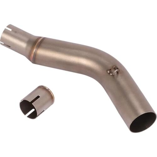 Slip On Motorcycle Exhaust Mid Connect Pipe Middle Link Tube Stainless Steel Exaust System For Suzuki GW250 All Years
