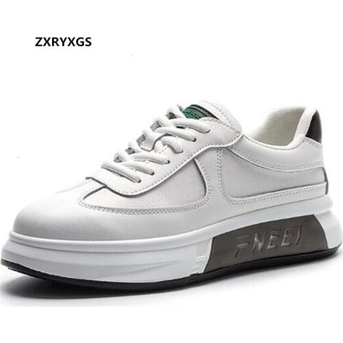 2021 Spring New Comfortable Platform White Shoes Woman Sneakers Leisure Shoes Large Size Stitching Spell Colors Womens Shoes 43