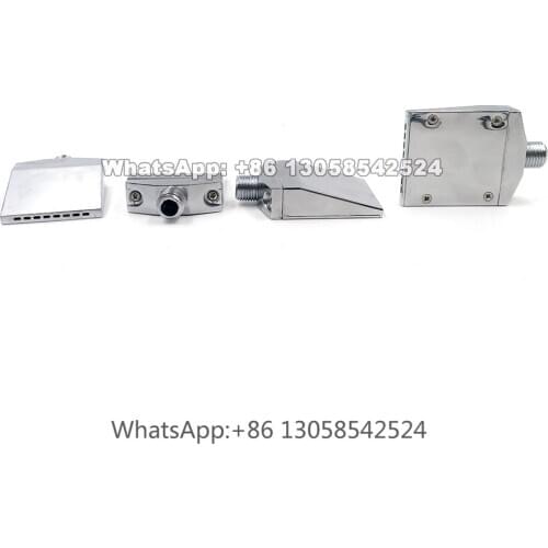 1/4" Aluminium Alloy Air Blow off Flat Jet Nozzle, Air Windjet Compressed Air Blowing Nozzle, Air Booster Nozzle