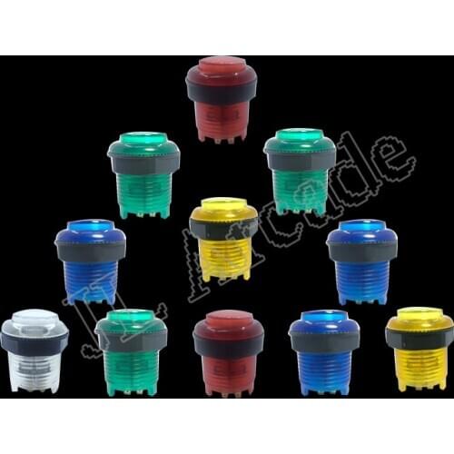 1PCS 28mm 24mm LED Arcade Push Button Arcade Start Button Switch 5V Illuminated Button Arcade Cabinet Accessories