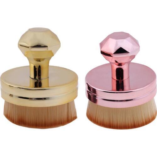 1 PC Single Push-Pull Portable Makeup Brush O Shape Seal Stamp Make up Brushes Foundation Powder Blush Brush Pincel Maquiagem