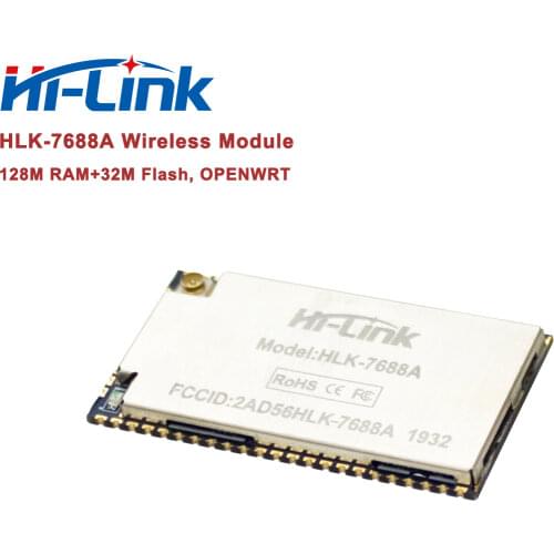 2.4G HLK-7688A uart to ethernet wireless routers module free shipping 10pcs/lot