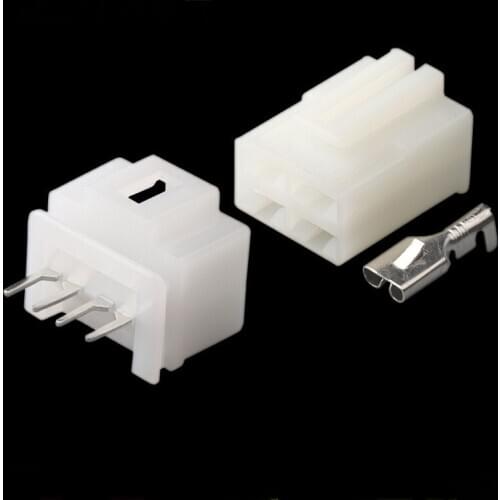 50-100 set 4P 2x2 hole 2.5mm Connector For Weatherpack auto Truck Waterproof Electrical Wire Cable Way Plug Car Harness 18-14 GA