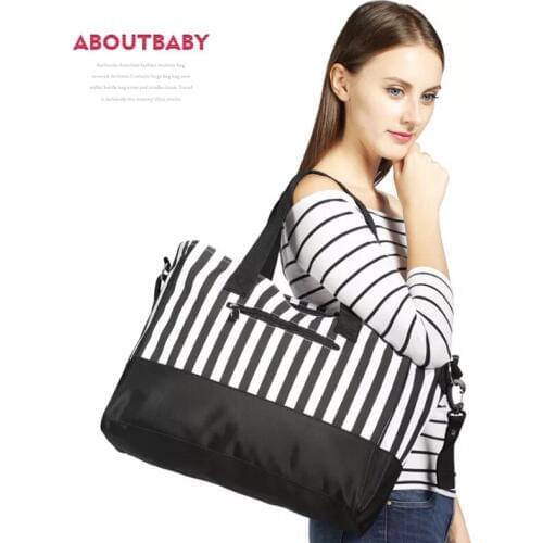 2019 Fashion Multi-function Mommy Bags Mummy Nappy Bags Commuter Bags Large Capacity Oxford Waterproof Cloth Strong and Durable