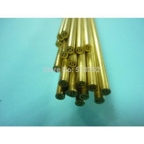 4.5mmx400mm Multihole Ziyang Brass Electrode Tube for EDM Drilling Machines