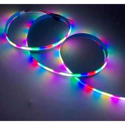 Dream Color Addressable LED Strip High Density Flexible COB RGB LED Strip With Addressable IC WS2812B 332leds/m DC5V