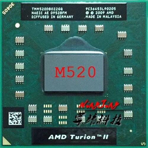 AMD Turion II Dual-Core Mobile M520 2.3 GHz Dual-Core Dual-Thread CPU Processor TMM520DBO22GQ Socket S1
