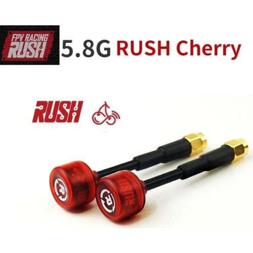 1pair 2pcs Rush Cherry FPV 5.8G Antenna RHCP SMA SMA-JW MMCX-J MMCX-JW Racing 3 Connector Adapter FPV Quadcopter Racing Drone