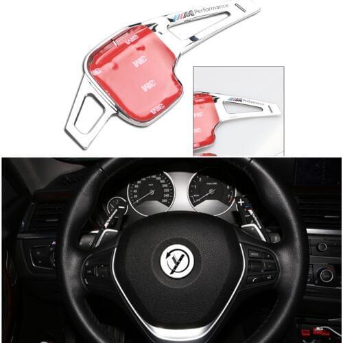 2pcs Car Styling For F30 F30 F10 F18 3 series 5 series Steering Wheel Shift Paddle Shifter Extension for BMW shift paddle