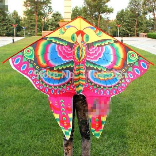 Outdoor Fun Sports 1.5m Butterfly Kite / Children Kite With String And Handle Good Flying
