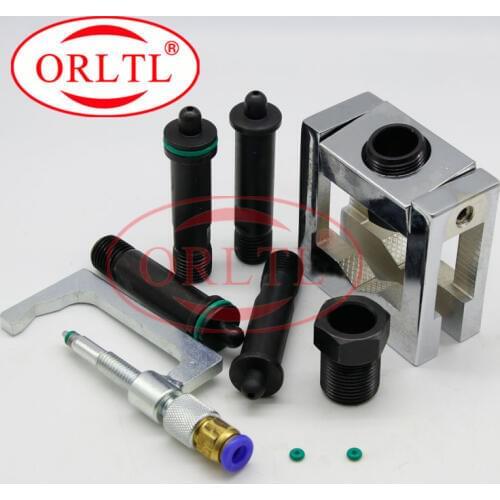 Diesel common rail injector tools fuel injector adapter fixture clamp repair kits for Bosch and Denso injector