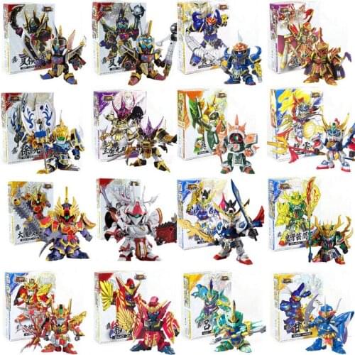 SAN GOKU DEN SD BB Liu Bei Gan Ning Gundam Action figure Assemble Model Toys