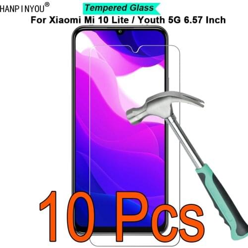 HANPINYOU Screen Protectors For Xiaomi Mi 10 Lite 5G