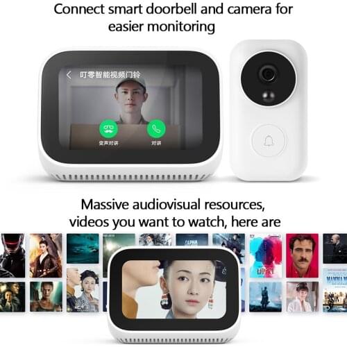 Xiaomi AI Touch Screen Speaker Bluetooth 5.0 3.97 inch Digital Display Alarm Clock WiFi Smart Connection For Smart Mi Speaker