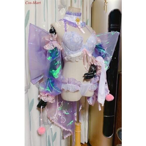 Hot Game Fate/Grand Order Mash Kyrielight Cosplay Costume Fashion Sexy Bikini Halloween Party Role Play Clothing Custom-Make Any