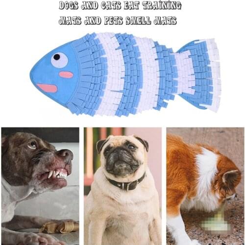 Pet Sniffing Mat Cat Dog Bowl Pad Feeding Slow Food Training Blankets Dog Sniffing Pad Nose Work Intelligence Toys