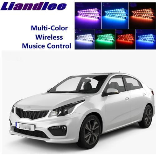 Liandlee Car Neon Color-Changing Light of Atmibient Inside Footwell Light For KIA K2 Rio Pride Xcite Cinco RX-V Stylus
