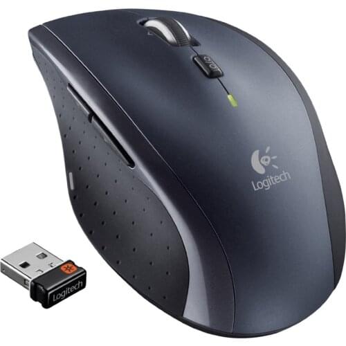 Used Logitech M705 Laser Wireless Mouse Support Official Verification with 2.4GHz Wireless 1000dpi for Windows 10/8/7