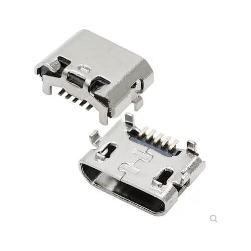 Reverse horns MICRO USB female socket Mike horns reverse 7.2 external plug female USB connector