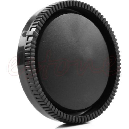 OOTDTY 1pc Rear Lens Cap Camera Body Cover for Sony E-Mount NEX-3 NEX-5 Black
