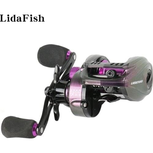All Metal Anti-corrosion Spool Baitcasting Reel 7.1:1 Gear Ratio High Speed 5+1BB Left/Right Hand Freshwater Fishing Reel