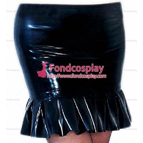 Sissy maid pvc skirt cosplay costume Tailor-made[G3701]