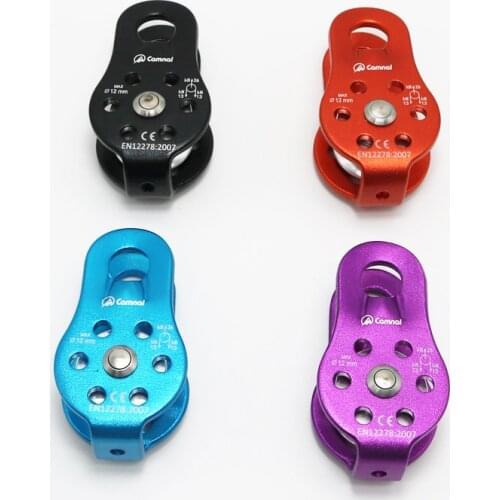 Outdoor climbing pulleys Single Fixed pulley Caving Exploration Tools Cross rescue equipment