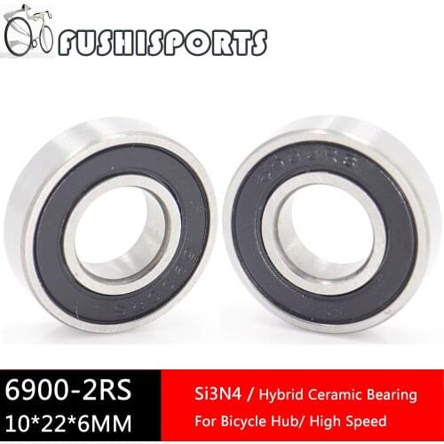 2Pcs Hybrid Ceramic Bearings Bicycle Hub Front Rear Hubs Wheel For MTB Mountain Bike Road Hub High Speed Bearing