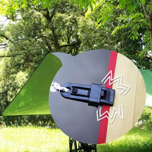Outdoor Camping Large Canopy Hook Tent Windproof Alligator with Barb Clip Outdoor Camping Hook Anchor Rope Barb outdoor Hook