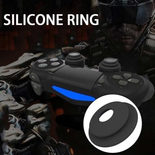 Assist Auxiliary Ring for PS4/XB1/NS PRO Gamepad Shooting Game Joystick Silicone Protection Ring Black