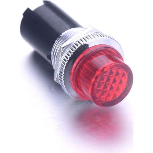 Top Quality 1pcs DH16-HS 10W 100cd 16mm AC 220V Red/green/yellow/blue/white olor DH16-HS Neon Signal Light/Indicator Light