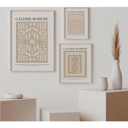 Matisse Exhibition Poster Henri Matisse Abstract Painting Canvas Prints Pushkin Mid Century Museum Wall Art Picture Home Decor