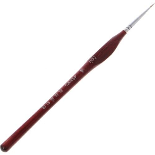 1Pc Miniature Paint Detail Brush Wolf Hair Professional Fine Detailing 0 00 000 203B