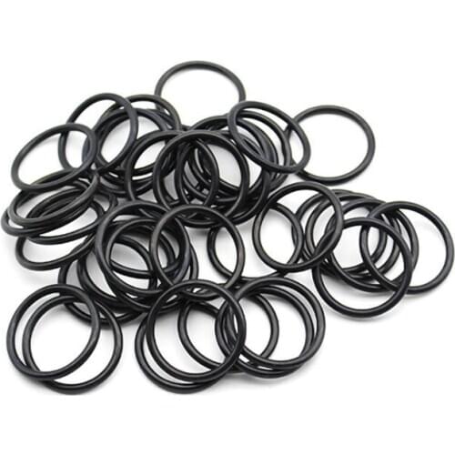 10Pcs Black NBR Rubber O Ring 2mm Wire Diameter O Rings Gaskets OD 8-80mm O-Ring Oil Seals Washer
