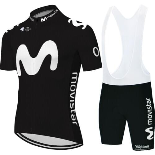 2020 new Team Movistar cycling jersey men maillot ciclismo Summer Bike Jersey Set Bike Bicycle Wear ropa de hombre 2020