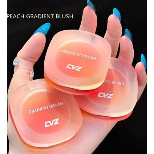 3 Colors Blush Peach Pallete Face Blush Mineral Pigment Palette Cream Shining Blusher Face Red Shadow Cosmestics Powder