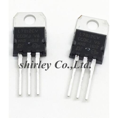 Free shiiping 100PCS L7812CV TO-220 L7812 LM7812 7812 12V 100% new