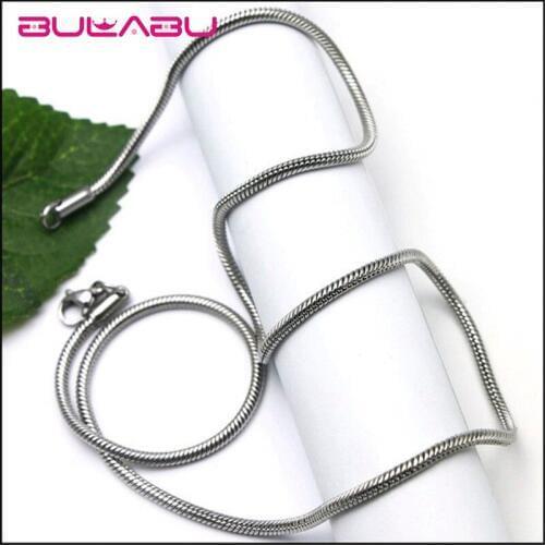 Fashion Link Chain Necklace Polishing Stainless Steel Lobster Clasp Hanging Neck Chains Necklaces Jewelry Men Women erkek kolye